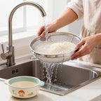 Fine Mesh Strainer for Kitchen, Stainless Steel Colander Bowl for Pasta - Image 7