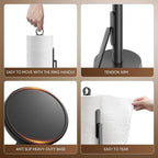theaoo Heavy-Duty Stainless Steel Paper Towel Holder - Image 6