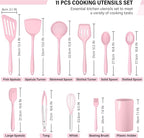 HaWare 11 PCS Silicone Cooking Utensils Set, Heat Resistant Kitchen Utensils - Image 2