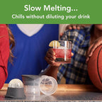 Tovolo Basketball Ice Cube Molds Pack of 2 Large Craft Ice Spheres - Image 2