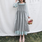 Uaussi Cotton Linen Apron Cross Back Work Apron - Image 5