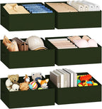 DIMJ Large Closet Shelf Organizer Bins 6 Packs by DiMJ