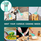Silicone Cooking Utensil Set, Umite Chef 15pcs Silicone Cooking Kitchen - Image 5