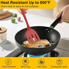 Beijiyi Silicone Spatula Set of 4, 600°F Heat Resistant, BPA Free Kitchen - Image 4