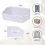 Homsorout Fabric Bins for Organization - Image 2