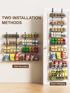 Delamu 9 Tier Over The Door Pantry Organizer, Pantry Organization and Storage - Image 7