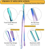JETKONG 2 Pcs 16-Inch Stainless Steel Fine Tongs Extra Long Chopstick Tongs - Image 2