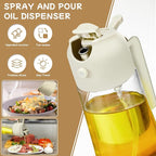 Oil Sprayer for Cooking 2pcs, 2 in 1 Oil Dispenser and Oils Sprayer Kitchen - Image 2
