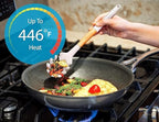 Silicone Cooking Utensils Set 6 Piece – Heat Resistant up to 480°F, BPA Free & - Image 3
