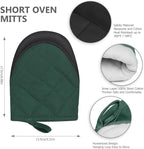 1 Pair Short Oven Mitts - Image 3