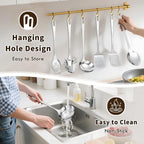 6 Pcs Cooking Utensils Set, Stainless Steel Kitchen Utensils, Heat Resistant - Image 6