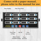 Relaxweex 1 Pack Commercial 12 Channel Digital Kitchen Timer, Wall Mount or - Image 3
