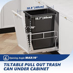 Insputer Pull Out Trash Can Under Cabinet - Image 2