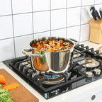 Rorence Stainless Steel Stock Pot, Tri-Ply Base Large Pot Induction Cooking Pot - Image 7