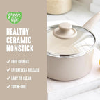GreenLife 2.5QT Nonstick Saucepan - Image 2