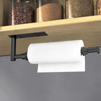VAEHOLD Self Adhesive Paper Towel Holder Under Cabinet Mount, Wall Mounted - Image 5