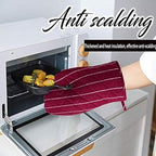 4Pcs Oven Mitts and Pot Holders, Heat Resistant Oven Mitts Set - Image 5