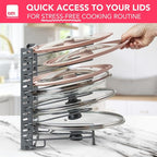 Free-Standing Adjustable Pot Lid Organizer - Image 6