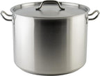Winware SST-40 Stainless Steel 40 Quart Stock Pot by Winco