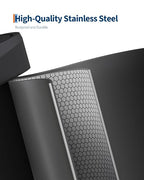 Garvee 21 gal / 80 L Metal Trash Can - Image 3