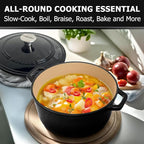 MUELLER HOME 7.5 QT Enameled Cast Iron Dutch Oven, Heavy-Duty, Oven-Safe up to - Image 6