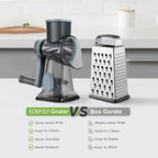 Cheese Grater Hand Crank Rotary Vegetables Shredder - Image 5