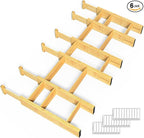 SpaceAid Bamboo Drawer Dividers by SpaceAid
