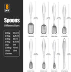 18/8 Stainless Steel Measuring Spoons: Doosu Heavy Duty Rectangular Spoon - Image 2