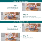 vancasso 36 oz Ceramic Bowls - Image 9