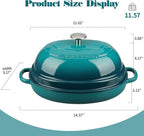 EDGING CASTING Enameled Oval Cast Iron Dutch Oven Pot - Image 2