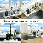 2PCS Instant Dry Sink Caddy for Bathroom Counter, Durable Kitchen Sink Organizer - Image 8