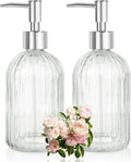 Glass Soap Dispenser with Plastic Pump, Hand Soap Dispenser by Ulable