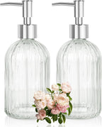 Glass Soap Dispenser with Plastic Pump, Hand Soap Dispenser by Ulable