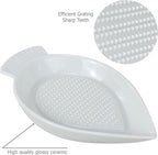 EIKS Ceramic Grater Plate for Grinding Wasabi Ginger Garlic Cheese Carrot - Image 5