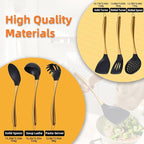 Kitchen Utensils Set, Large Non-stick Silicone Cooking Utensils Set 6 Pcs - Image 6