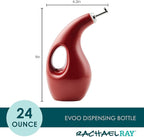 Rachael Ray Ceramic EVOO Oil and Vinegar Dispensing Bottle - Image 2