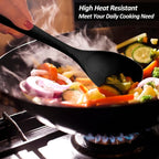 Upgrade Silicone Spatula Spoon Set, VOVOLY Heat Resistant Rubber Spoonula - Image 7