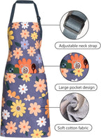 2 Pack Floral Apron for Women - Image 3
