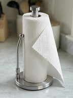 SMARTAKE Paper Towel Holder, Paper Towel Dispenser Standing Weighted Base Non - Image 9