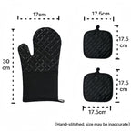 Oven Mitts and Pan Racks 4-Piece Set, Extended Kitchen Oven Mitts and Pan Racks - Image 2