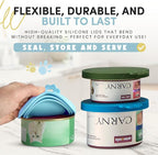 4 Pack Universal Pet Food Can Covers Lids - Image 3