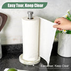 Koville African Marble Paper Towel Holder Countertop, - Image 5