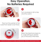 Visual Timer, Teeloray 60-Minute Countdown Timer, Kitchen Timer - Image 4