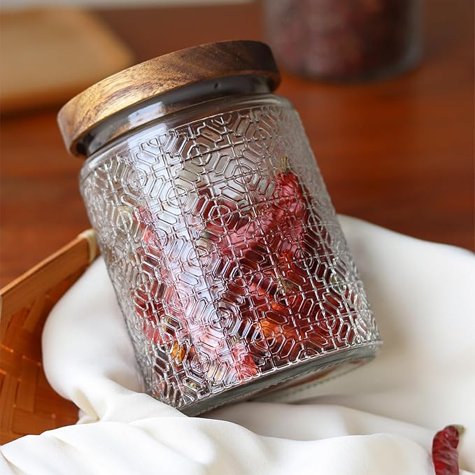 Adodeen 24oz Vintage Glass Canister - Image 5
