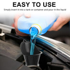 Long-Neck Oil Funnel for Automotive – Multi-Function Plastic Funnel for Oil - Image 6