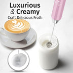Zulay Kitchen Rechargeable Milk Frother Handheld Lux - Image 2