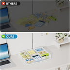 Marbrasse Desk Drawer Organizer, Metal Mesh Drawer Organizer Tray - Image 6