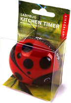 Kikkerland Ladybug Kitchen Timer, 5.7 x 5.7 x 4.4 cm - Image 4