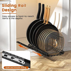 Housolution 2 Pack Pull Out Pot and Pan Organizer - Image 2