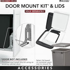 Rev-A-Shelf RV-18KD-18C S Double Pullout Trash Can - Image 6